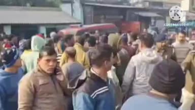 বাঁকুড়া ২: বাঁকুড়ায় ভয়াবহ পথ দুর্ঘটনা,লরিতে চা-পা পড়ে মৃ-ত্যু সাইকেল আরোহীর, ক্ষতিপূরণের দাবিতে পথ অবরোধ