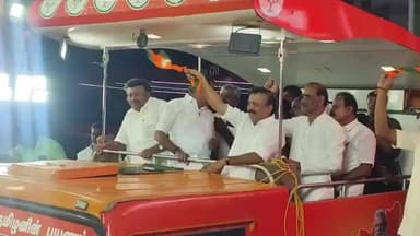 ஒட்டன்சத்திரம்: ஒட்டன்சத்திரத்தில் "தமிழகம் தலை நிமிர தமிழனின் பயணம்" பாஜக மாநில தலைவர் யாத்திரை