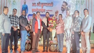 वाशिम: तहसीलदार झाल्टे यांना कारंजा वासियाकडून निरोप समारंभ