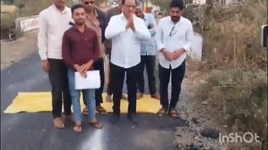 चिखलदरा: मेळघाटातील धामणगाव गढी–देवगाव ते खोंगडा रस्ता निकृष्ट;कंत्राटदार व अभियंत्यावर कारवाईची मागणी