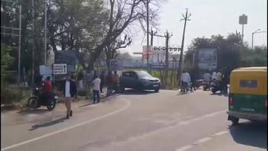 વડોદરા: નેશનલ હાઈવે નંબર 48 પર અજાણ્યા વાહને દંપતિને અડફેટે લીધું,પત્નિને કાળ ભરખી ગયો