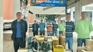 તાલુકા પોલીસે જગુદણ ની સીમમાં ખેતરમાં ચાલતા વિદેશી દારૂના અડ્ડા પર રેડ, 31 પહેલા પોલીસ એલર્ટ મોડમાં