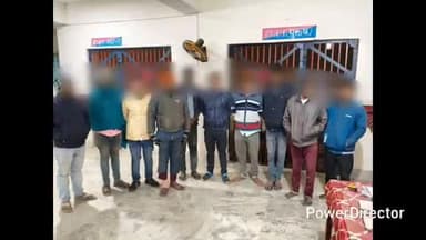 आज़मनगर: आज़मनगर: सालमारी पुलिस ने नशे में झूमते दस आरोपियों को पकड़ा, भेजा जेल, जाँच शुरू