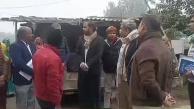 औराई: औराई में विशेष पुनरीक्षण के लिए बूथ का निरीक्षण किया गया