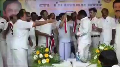 புவனகிரி: கங்கைகொண்டானில் முன்னாள் அமைச்சர் முன்னிலையில் மாற்றுக் கட்சிகள் அதிமுகவில் இணைந்தனர்