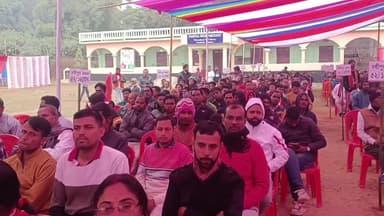 কৈলাশহর: কৈলাসহর ছনতৈল স্কুল মাঠে চন্ডিপুর BJP মন্ডলের উদ্যোগে অটল স্মৃতি সম্মেলন অনুষ্ঠিত হয়