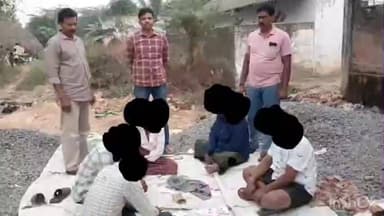 జగ్గంపేట టవర్ కాలనీలో పేకాట ఆడుతున్న ఐదుగురు అరెస్ట్, రూ.5600/- నగదు సీజ్