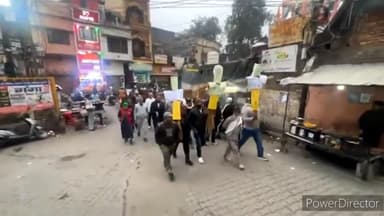 जसपुर: जसपुर में अंकिता हत्याकांड के खिलाफ कांग्रेस का प्रदर्शन, तीन पुतले किए गए जलाए