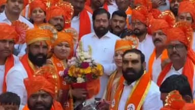 कळमनूरी: जिल्ह्यातील शिंदे शिवसेनेच्या नगराध्यक्ष व नगरसेवकांचा मुंबईत भव्य सत्कार