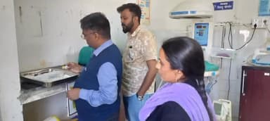 किरनापुर: सीएचएमओ डॉ. उपलप ने माटे स्वास्थ्य केंद्र का किया निरीक्षण
