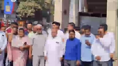 धुळे: जुना आग्रा रोड शिवस्मारक समर्थनार्थ शिवप्रेमी वाल्मीक दामोदर मैदानात