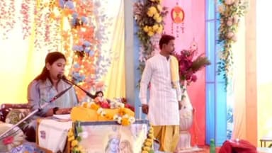 मंडला: कथा वाचिका ने बच्चों को शैक्षणिक सामग्री बांटी, कैबिनेट मंत्री संपत्तिया उइके ने लिया आशीर्वाद