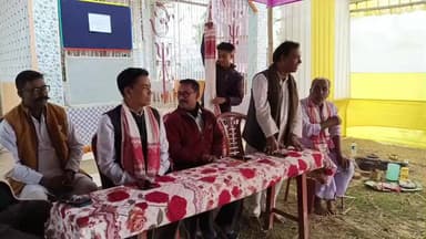 ছয়গাঁও: ছয়গাঁৱৰ কেম্পত ধৰ্মীয় অনুষ্ঠানত উপস্থিত থাকে মেয়ৰ মৃগেন শৰণীয়া