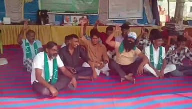 ಹನೂರು: ವಡೆಕೆಹಳ್ಳ ಗ್ರಾಮದಲ್ಲಿ ನೀರಾವರಿ ಯೋಜನೆಗಾಗಿ 63ನೇ ದಿನಕ್ಕೆ ಕಾಲಿಟ್ಟ ಆಹೋರಾತ್ರಿ ಧರಣಿ