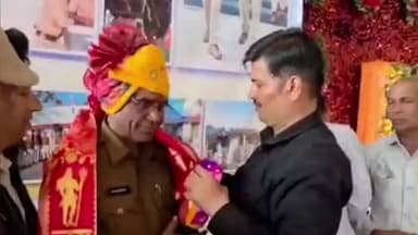 बड़नगर: भाटपचलाना थाने में एसआई अशोक बैरागी की सेवानिवृत्ति पर विदाई समारोह आयोजित किया गया