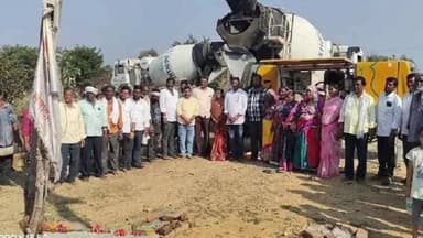 భిక్కనూర్: సేవాలాల్ తో పాటు దుర్గామాత దేవాలయం వద్ద స్లాబ్ పనులు, కామారెడ్డి ఎమ్మెల్యే వెంకటరమణ రెడ్డికి, ప్రత్యేక ధన్యవాదాలు