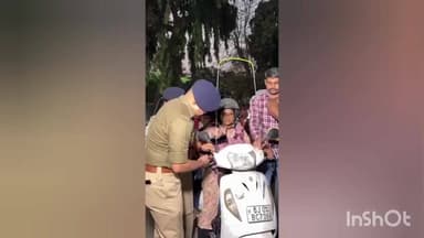 ઉધના: સુરત: ઉતરાયણ પર્વને લઈ પોલીસ એક્શન મોડમાં; વાહનચાલકોની સુરક્ષા માટે 'સેફટી ગાર્ડ'નું વિતરણ