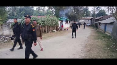 ফুলনি: কাৰ্বি আংলংৰ বিভিন্ন প্ৰান্তত শান্তি প্ৰতিষ্ঠাৰ বাবে আৰক্ষীৰ টহল দিয়া হয়