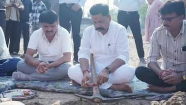 મહેમદાવાદ: કનીજ ગામે ઔડાની સદભાવનાગ્રાન્ટ હેઠળ રૂ,30 લાખના ફંડમાંથી વિવિધ વિસ્તારોમાં વિકાસનાકામોનું ધારાસભ્યશ્રીના હસ્તે ખાતમુહર્ત