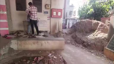 નાંદોદ: નગર પાલીકા હસ્તક કાર્યરત રાજપીપલા દરબાર રોડ સ્થિત પુસ્તકાલય ની દુર્દશા.