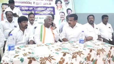 மானூர்: ராமையன்பட்டி ஊராட்சி மன்ற அலுவலக வளாகத்தில் மகாத்மா காந்தி தேசிய ஊரக வேலை வாய்ப்பு. புதிய சட்ட திருத்தம் குறித்து கலந்துரையாடல் எம்பி பங்கேற்பு.