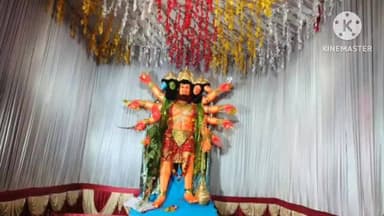 তেলিয়ামুড়া: করিলং স্কুল মাঠ সংলগ্ন এলাকায় হনুমান পূজাতে যায় বিধায়িকা