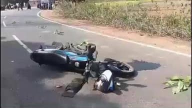 जयसिंहनगर: छकता में हिट एंड रन, सड़क पर घायल युवक पड़ा रहा, लोग बनाते रहे वीडियो