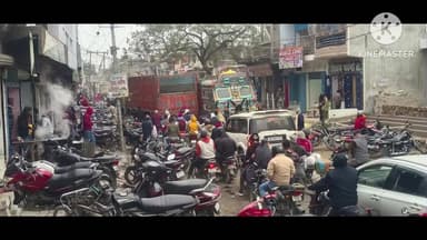 बड़हरिया: बड़हरिया में अतिक्रमण हटाने के बाद भी जाम से लोगों को नहीं मिली निजात