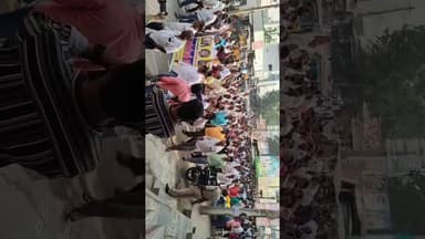 SI దాడిని నిరసిస్తూ పొదిలిలో ఆర్య వైశ్యుల నిరసన