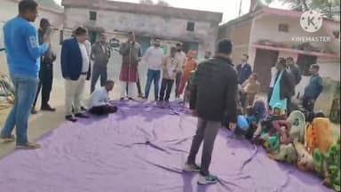 गुढ़: गुढ़ में डेढ़ करोड़ की सड़क की गुणवत्ता और अधूरे निर्माण की जांच को लेकर धरना शुरू