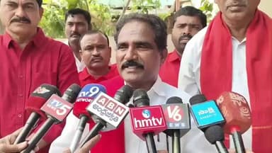 సూర్యాపేట: ప్రజా సమస్యలు గాలికి.. ఆరోపణలకే ప్రాధాన్యం: సూర్యాపేటలో సీపీఐ(ఎం) రాష్ట్ర కార్యదర్శి జాన్ వెస్లీ