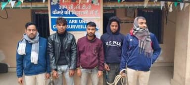 अमौर: अमौर में शराब के नशे में धूत तीन युवक थाना गेट के समीप झगड़ा करते पकड़े गए, पुलिस ने भेजा जेल