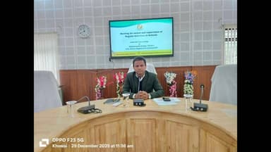 খোয়াই: স্কুল কার্যক্রমের পর্যালোচনা ও তত্ত্বাবধান সভা আয়োজিত খোয়াই জেলাশাসক কার্যালয়ের কনফারেন্স হলে