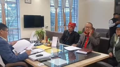 বিশালগড়: বিশ্রামগঞ্জ নগর পঞ্চায়েতে বিরোধিতা করে নাগরিকদের ডেপোটেশন