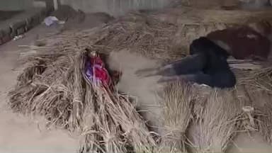 रजौन: भुसिया गांव में झोपड़ी से मिला अज्ञात शव, 24 घंटे बाद भी नहीं हुई शिनाख्त, रजौन पुलिस ने की पहचान की अपील