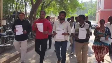 જૂનાગઢ: આમ આદમી પાર્ટી ના જિલ્લા પ્રમુખ સામે નોંધાયેલ એટ્રોસિટીની ફરિયાદ મામલે જિલ્લા કલેકટરને રજૂઆત