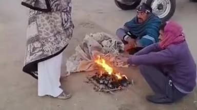रतलाम नगर: रतलाम में बर्फीली हवाओं से बढ़ी ठंड, सुबह-शाम लोग अलाव का सहारा ले रहे हैं