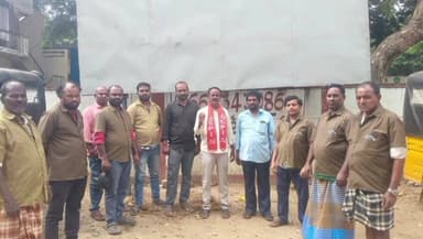 రాజంపేట: ఆటో స్టాండ్ దగ్గర బెదిరింపులు పై సిపిఐ ధర్నా