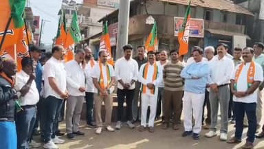 ಸೋಮವಾರಪೇಟೆ: ದ್ವೇಷ ಭಾಷಣ ವಿಧೇಯಕ ಮಂಡನೆ ವಿರೋಧಿಸಿ, ಪಟ್ಟಣದಲ್ಲಿ ಬಿಜೆಪಿ ಯುವ ಮೋರ್ಚವತಿಯಿಂದ ಪ್ರತಿಭಟನೆ