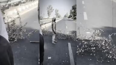 ખેડબ્રહ્મા: હાઈવે પર ઊંટ ગંભીર રીતે ઘવાયું: ઊંટને ટક્કર મારીને અજાણ્યો વાહનચાલક ફરાર થયો, જીવદયા પ્રેમીઓએ ઊંટને બચાવ્યું