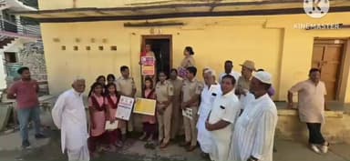 ಕಲಬುರಗಿ: ರಾವೂರ ಗ್ರಾಮದಲ್ಲಿ ಮನೆ ಮನೆಗೆ ಪೊಲೀಸ್ ಕಾರ್ಯಕ್ರಮ
