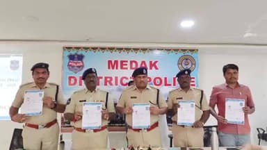 జిల్లా ఎస్పీ. డి. వి. శ్రీనివాస రావు ఐపీఎస్ గారు వార్షిక నివేదికను విడుదల చేశారు