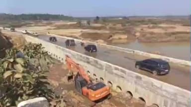 खूंटी: बनई नदी में 11 जनवरी तक स्थाई डायवर्सन का निर्माण कार्य पूरा कर लिया जाएगा