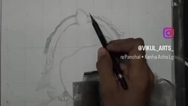 🎨 Art + Bhakti
“भक्ति, कला और 29 घंटे की मेहनत…
बाल गोपाल की इस छवि में मेरा समर्पण 💫🎨
— Vikul Prajapati”