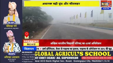 #live अचानक बढ़ी धुंध और शीतलहर #news7rajasthan #news7 #wazirpur #gangapurcity #kohrra #winter