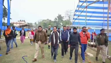 তেজপুৰ: মুখ্যমন্ত্ৰীৰ আগমনৰ প্ৰস্তুতিৰ বুজ লবলৈ ঠেলামৰাত উপস্থিত হ’ল শোণিতপুৰ জিলাৰ জ্যেষ্ঠ আৰক্ষী অধীক্ষক বৰুণ পুৰকায়স্থ