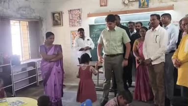 గాంధారి: వండ్రికల్ అంగన్వాడి కేంద్రాన్ని సందర్శించి, పిల్లల శారీరక మానసికకు ఉపయుక్తంగా కార్యకలాపాలు నిర్వహించాలి : కలెక్టర్ ఆశిష్