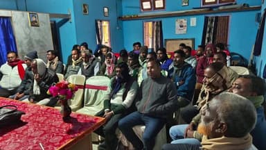 মাটিয়া: নবাগত শিমলীতোলাত অগপৰ এখনি সভা অনুষ্ঠিত হয়