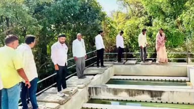 नांदगाव खंडेश्वर: नगराध्यक्ष पदभार स्वीकारण्याआधी ॲक्शन मोडवर,नगरपंचायतीची झाडाझडती,डम्पिंग ग्राऊंड, जलशुद्धीकरण केंद्राची पाहणी