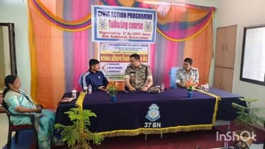 भामरागड: केंद्रिय राखीव पोलीस दलाचा नागरी कृती कार्यक्रमा अंतर्गत ५० महिलाना ब्यूटी पार्लर व टेलरिंग प्रशिक्षणाची सूविधा